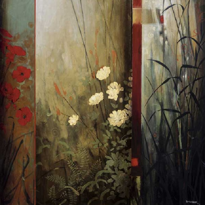 Rainforest Poppies painting - Don Li-Leger Rainforest Poppies art painting